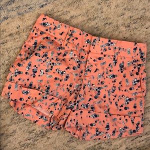 Club Monaco pink floral shorts